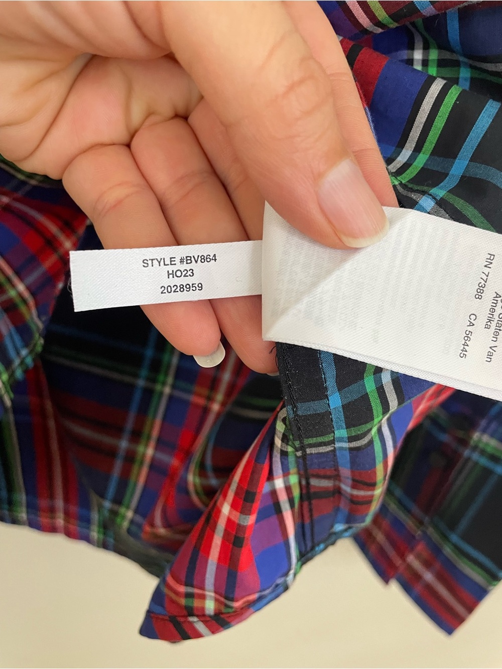 J. Crew Garçon classic shirt in Stewart tartan cotton poplin Size 16 - Picture 8 of 8